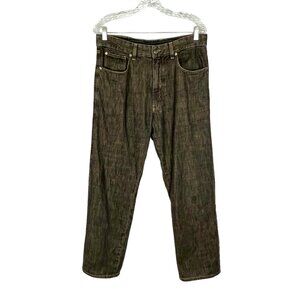 Ermenegildo Zegna Mens Gray Straight Leg Jeans made in Italy D-TK-6297 size 34